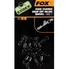 FOX - Obratlík Kwik Change Drop Off Inline Swivel veľ. 7 8 ks