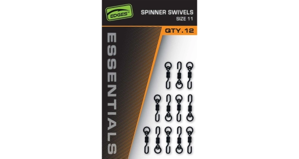 FOX - Obratlíky Edges Essentials Spinner Swivel veľ. 11 12 ks