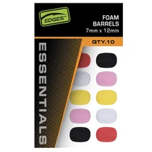 FOX - Penové valčeky Edges Essentrials Foam Barrels Mixed Colour 7x12 mm 10 ks