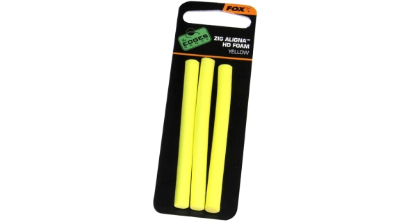FOX - Penové valčeky Zig Aligna žltá 3 ks