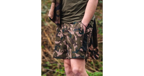 FOX - Plavecké kraťasy Black Camo LW Swim Shorts veľ. 3XL