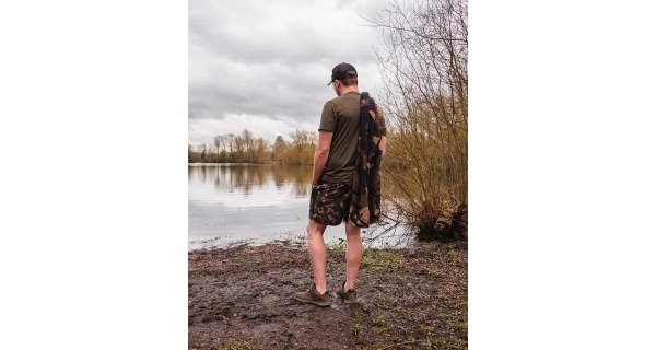 FOX - Plavecké kraťasy Black Camo LW Swim Shorts veľ. L