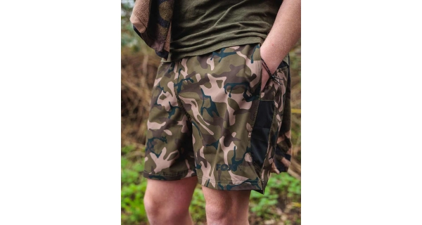 FOX - Plavecké kraťasy Black Camo LW Swim Shorts veľ. S