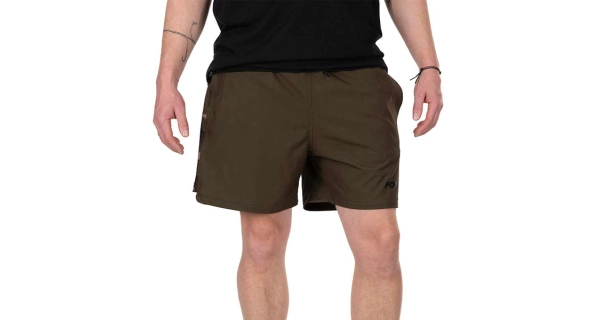 FOX - Plavecké kraťasy Khaki Camo LW Swim Shorts veľ. 2XL