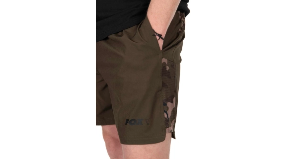 FOX - Plavecké kraťasy Khaki Camo LW Swim Shorts veľ. M