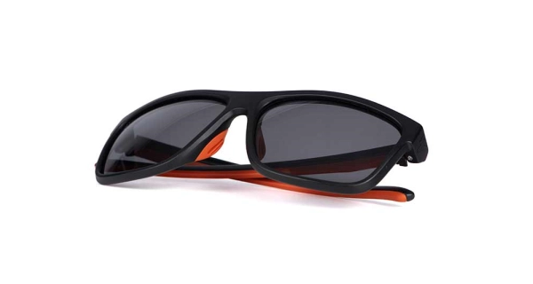 FOX - Polarizačné okuliare Collection Black Orange Shades Grey Lens