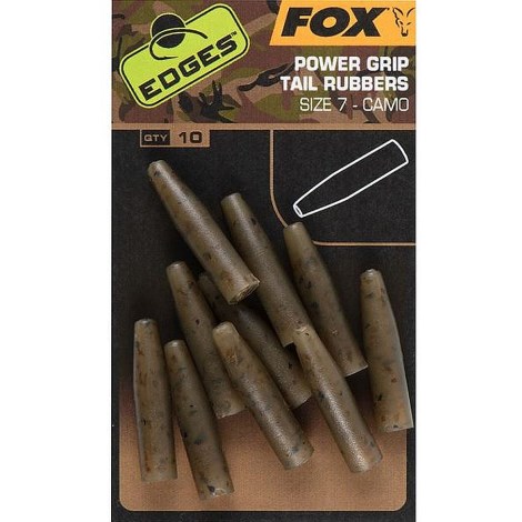 FOX - Prevleky Edges Camo Powergrip Tail Rubbers 10 ks veľ. 7