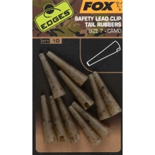 FOX - Prevleky Edges Camo Safety Lead Clip Tail Rubbers veľ. 7 10 ks