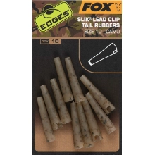 FOX - Prevleky Edges Camo Silk Lead Clip Tail Rubbers veľ. 10 10 ks