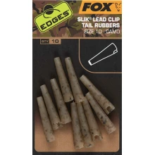 FOX - Prevleky Edges Camo Silk Lead Clip Tail Rubbers veľ. 10 10 ks