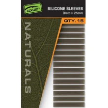 FOX - Prevleky Edges Naturals Silicone Sleeves 3x25 mm 15 ks