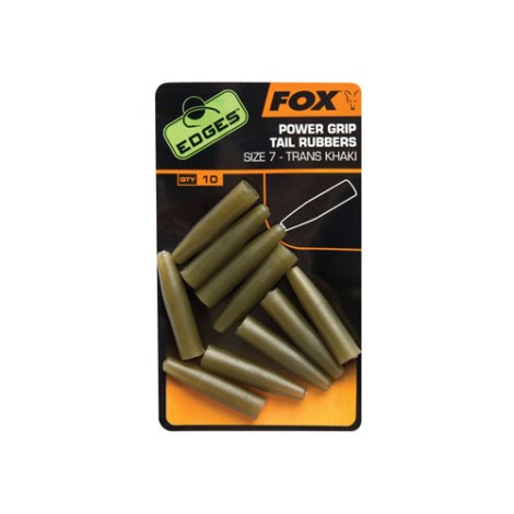 FOX - Prevleky Edges Power Grip Tail Rubbers veľ. 7 10 ks