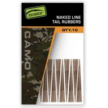 FOX - Prevleky na závesky Edges Camo Naked Line Tail Rubbers 10 ks