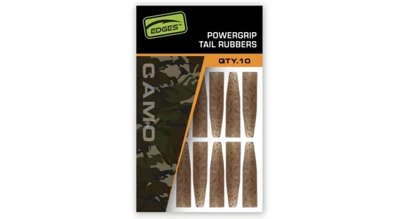FOX - Prevleky na závesky Edges Camo Powergrip Tail Rubbers 10 ks