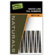 FOX - Prevleky na závesky Edges Naturals Naked Line Tail Rubbers 10 ks
