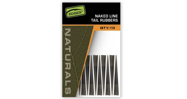 FOX - Prevleky na závesky Edges Naturals Naked Line Tail Rubbers 10 ks