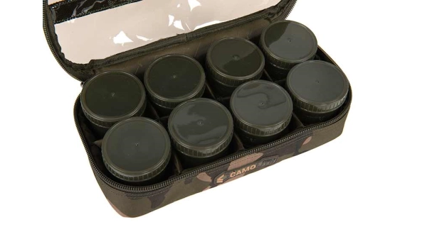 FOX - Puzdro na nástrahy Camolite 12 Pot Hookbait Case
