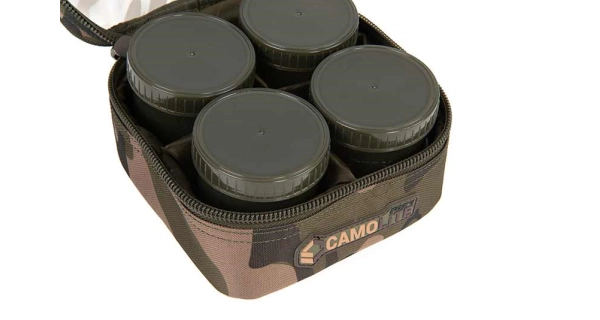 FOX - Puzdro na nástrahy Camolite 6 Pot Hookbait Case
