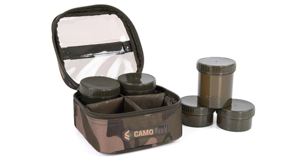 FOX - Puzdro na nástrahy Camolite 6 Pot Hookbait Case