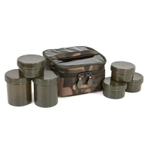 FOX - Puzdro na nástrahy Camolite 6 Pot Hookbait Case