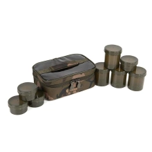 FOX - Puzdro na nástrahy Camolite 8 Pot Hookbait Case