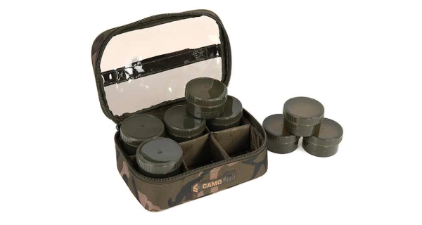 FOX - Puzdro na nástrahy Camolite 8 Pot Hookbait Case