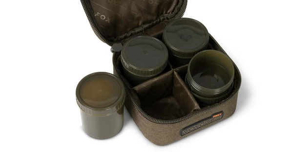 FOX - Puzdro na nástrahy Voyager 6 Pot Hookbait Case