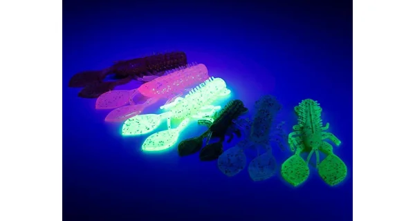 FOX RAGE - Gumová nástraha Floating Creature Crayfish 9 cm UV Candy Floss 5 ks