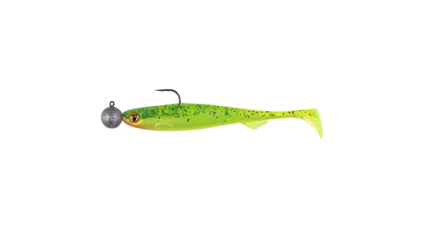 FOX RAGE - Gumová nástraha Loaded Slick Shad 11 cm 12 g UV Lemon Tiger