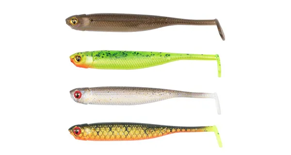 FOX RAGE - Gumová nástraha Mini Tiddler Mixed Color Packs 7 cm 4 ks