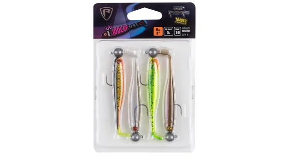 FOX RAGE - Gumová nástraha Mini Tiddler Mixed Color Packs Loaded 7 cm 4 ks