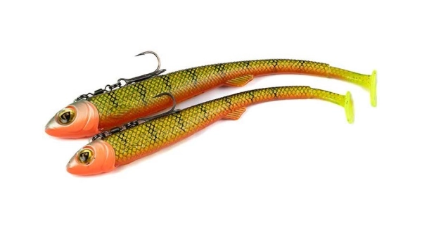 FOX RAGE - Gumová nástraha Pelagic Ready Sig Fast Natural Perch 21 cm 60 g