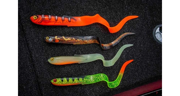 FOX RAGE - Gumová nástraha Slick Eel 35 cm UV Red Wake