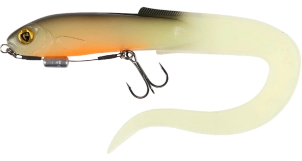 FOX RAGE - Gumová nástraha Slick Eel UV Hot Olive veľ. 1/0 28 cm