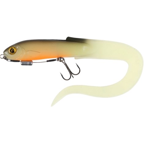 FOX RAGE - Gumová nástraha Slick Eel UV Hot Olive veľ. 1/0 28 cm
