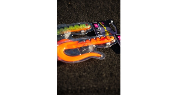 FOX RAGE - Gumová nástraha Slick Eel UV Hot Olive veľ. 1/0 28 cm