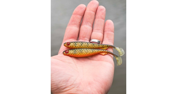 FOX RAGE - Gumová nástraha Slick Shad Natural Perch 7 cm
