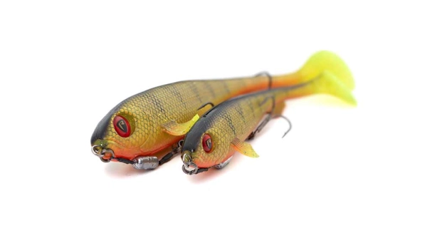 FOX RAGE - Gumová nástraha Super Slick Shad Loaded UV Natural Perch 23 cm