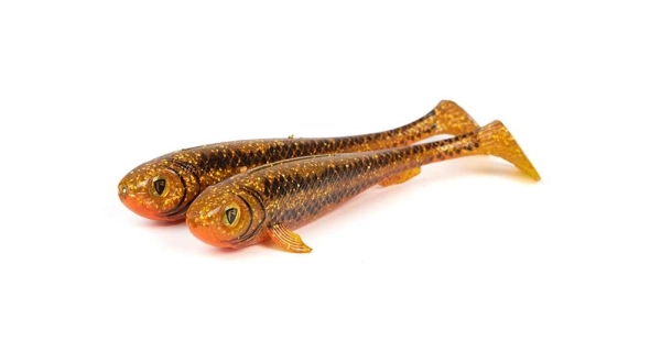 FOX RAGE - Gumová nástraha Super Slick Shad UV Goldie 18 cm 2 ks