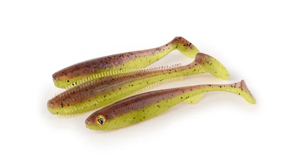 FOX RAGE - Gumová nástraha Ultra UV Zander Pro Shads Green Pumpkin 10 cm