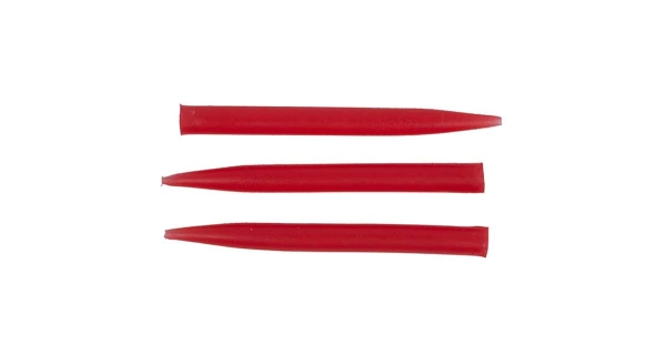 FOX RAGE - Gumový prevlek Trace Crimp Covers Red 25 ks