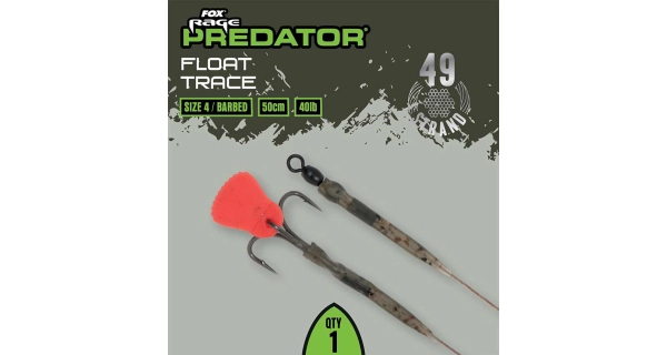 FOX RAGE - Hotový náväzec Float Trace 40 lb veľ. 4