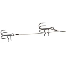 FOX RAGE - Hotový náväzec Strike Point Double Stinger 18 kg veľ. 1 a 2 18 cm 7 cm 2 ks