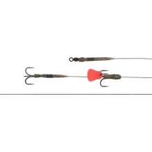 FOX RAGE - Hotový náväzec Twin Treble Trace Barbed 40 lb veľ. 4