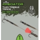 FOX RAGE - Hotový náväzec Twin Treble Trace Barbed 40 lb veľ. 8