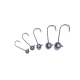 FOX RAGE - Jigová hlava Finesse Jig Heads 3 ks 5 g veľ. 3/0