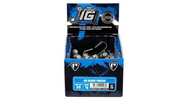 FOX RAGE - Jigová hlava Fitnesse Jig Heads veľ. 3/0 10 g