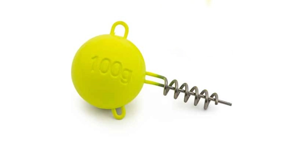 FOX RAGE - Jigová hlava Palagic Screws UV Yellow 100 g 1 ks