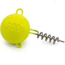 FOX RAGE - Jigová hlava Palagic Screws UV Yellow 100 g 12 ks
