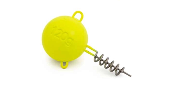 FOX RAGE - Jigová hlava Palagic Screws UV Yellow 120 g 1 ks